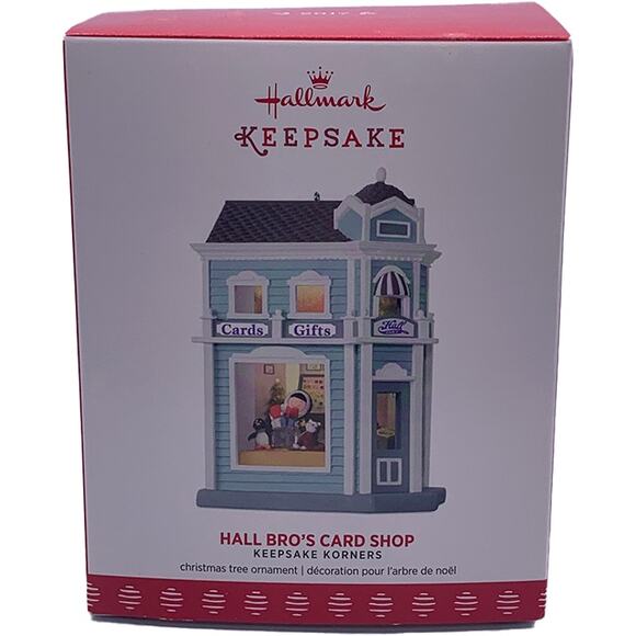 Hallmark Keepsake Korners 2017 Hall Bro's Card Shop Christmas Ornament in Box - Picture 1 of 7
